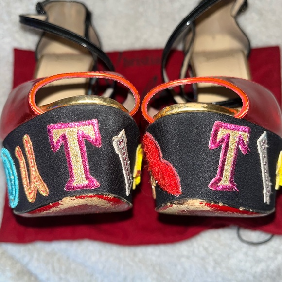 Authentic Christian Louboutin 39 Wedge - Picture 5 of 8